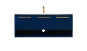 Elegant Lighting - VF43548MBL - Vanity Sink Set - Roman - Blue