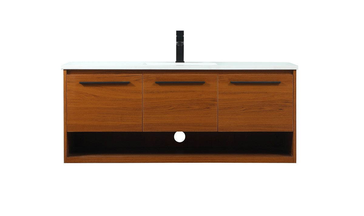 Elegant Lighting - VF43548MTK - Vanity Sink Set - Roman - Teak