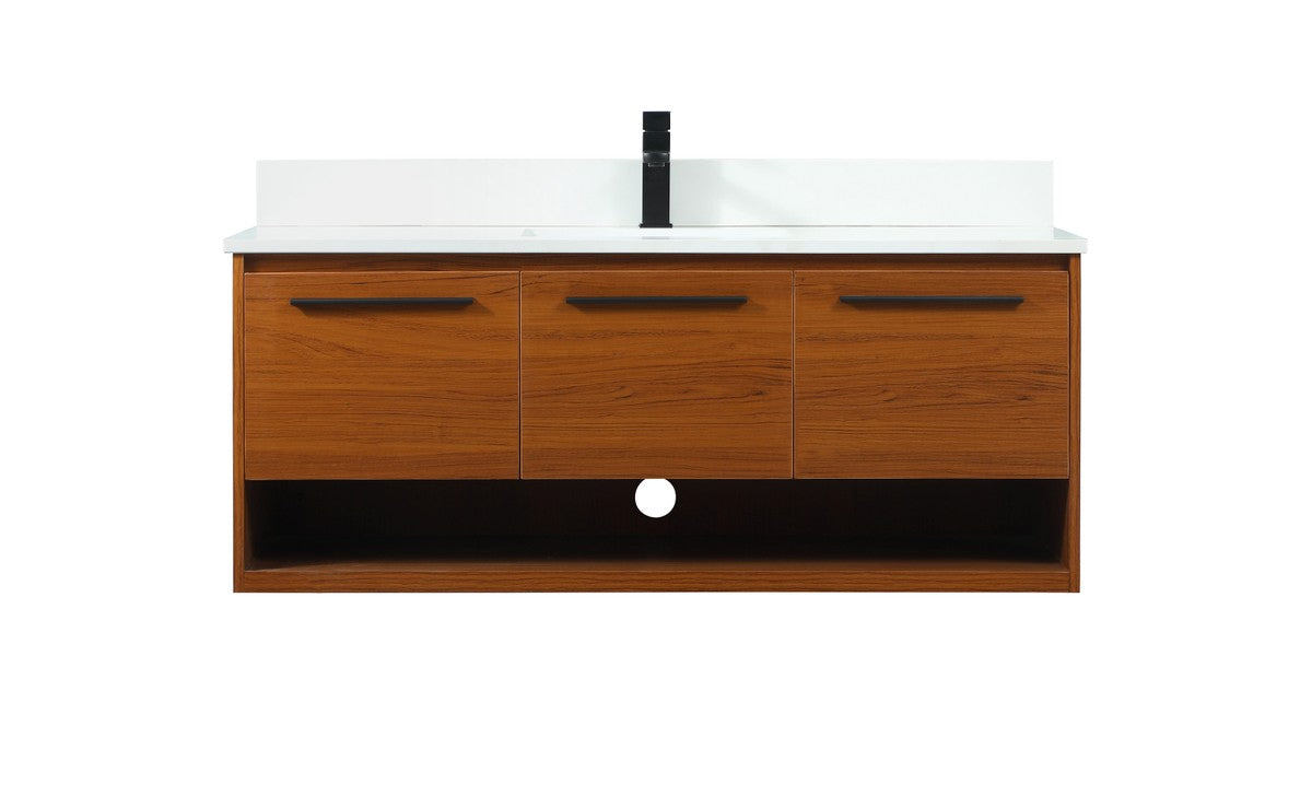 Elegant Lighting - VF43548MTK-BS - Vanity Sink Set - Roman - Teak