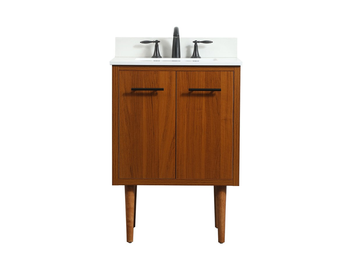 Elegant Lighting - VF48024MTK-BS - Single Bathroom Vanity - Cyrus - Teak