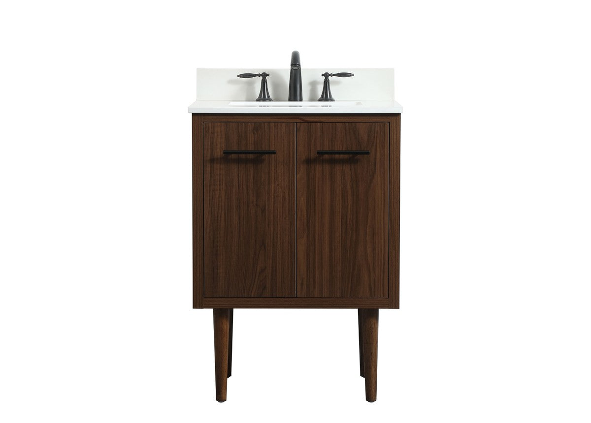 Elegant Lighting - VF48024MWT-BS - Single Bathroom Vanity - Cyrus - Walnut