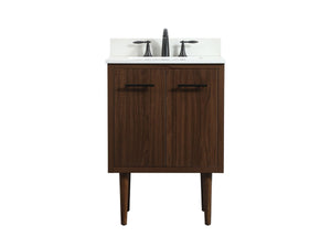 Elegant Lighting - VF48024MWT-BS - Single Bathroom Vanity - Cyrus - Walnut