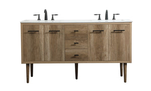 Elegant Lighting - VF48060DNT - Single Bathroom Vanity - Cyrus - Natural Oak