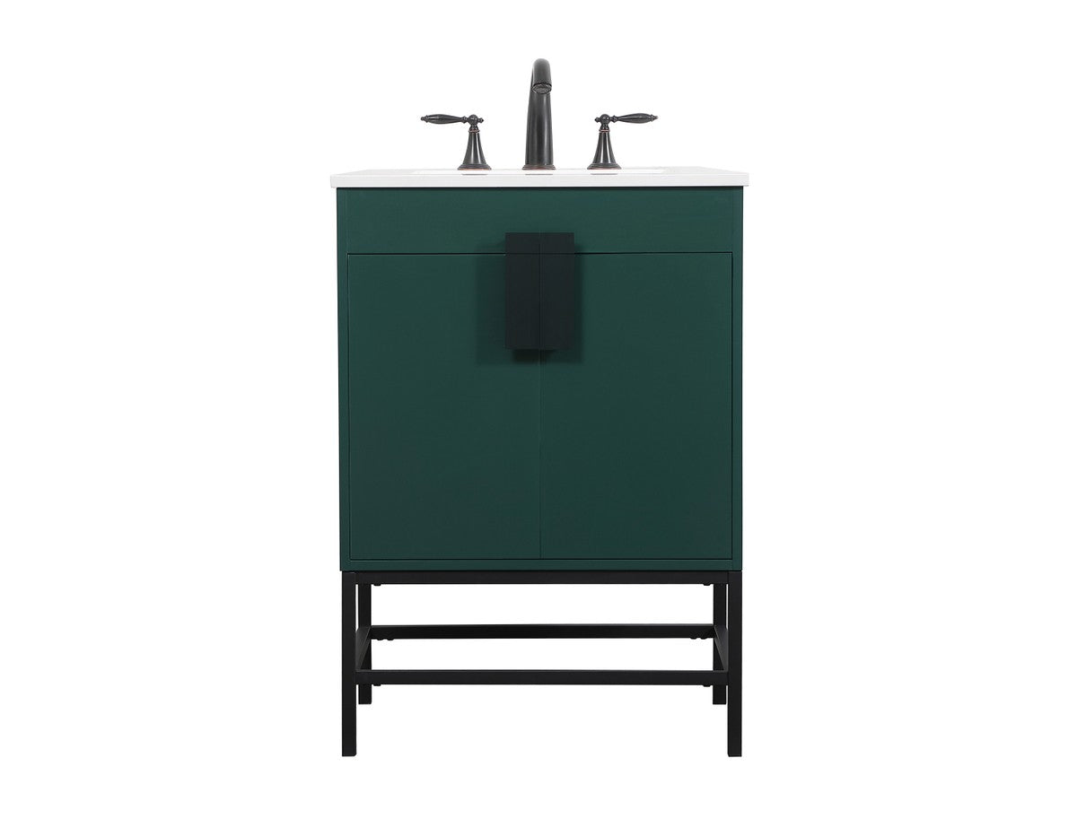 Elegant Lighting - VF48824MGN - Single Bathroom Vanity - Eugene - Green