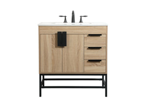 Elegant Lighting - VF48832MW - Single Bathroom Vanity - Eugene - Mango Wood