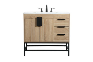 Elegant Lighting - VF48836MW - Single Bathroom Vanity - Eugene - Mango Wood