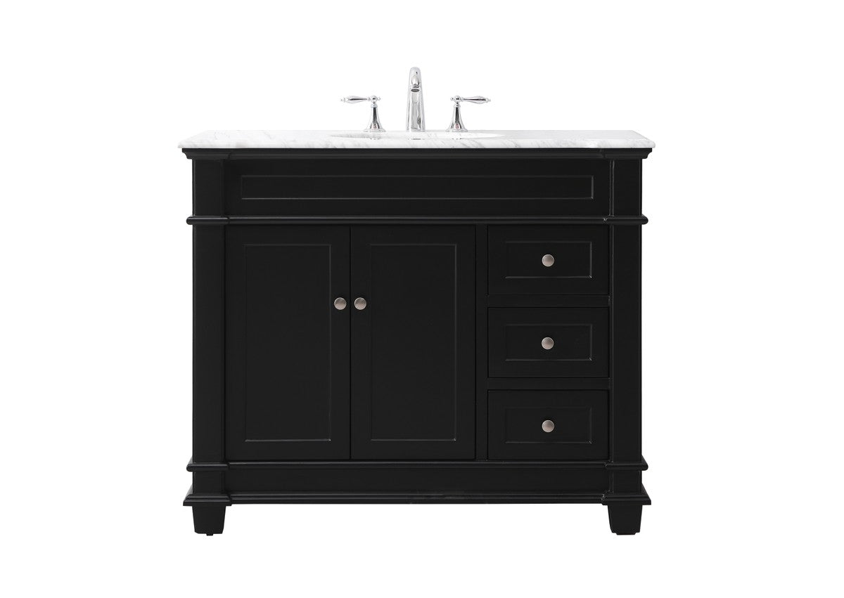 Elegant Lighting - VF50042BK - Bathroom Vanity Set - Wesley - Black