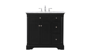 Elegant Lighting - VF53036BK - Bathroom Vanity Set - Clarence - Black