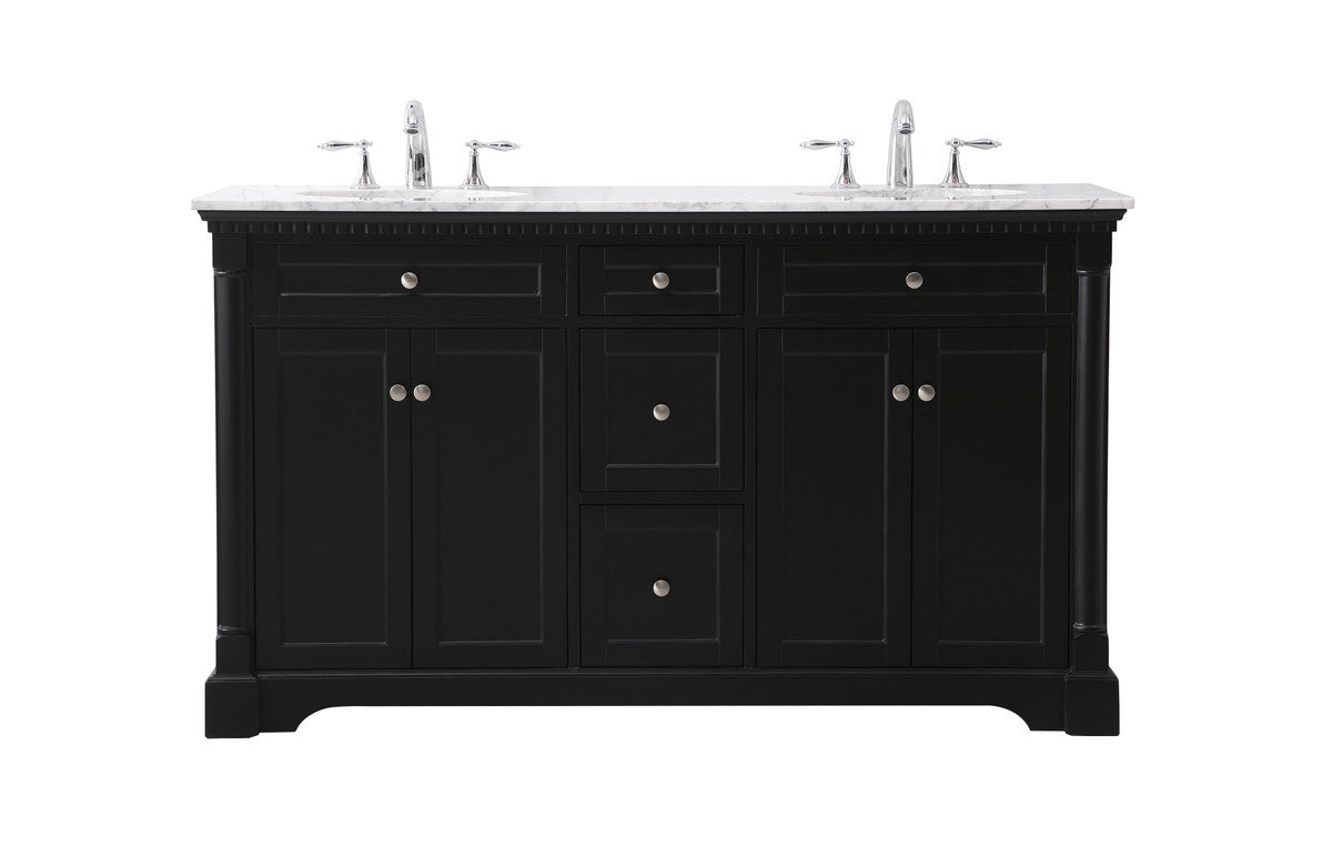 Elegant Lighting - VF53060DBK - Bathroom Vanity Set - Clarence - Black