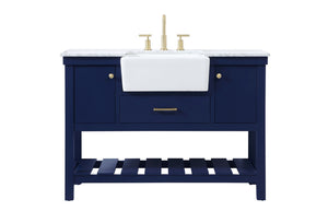 Elegant Lighting - VF60148BL - Single Bathroom Vanity - Clement - Blue