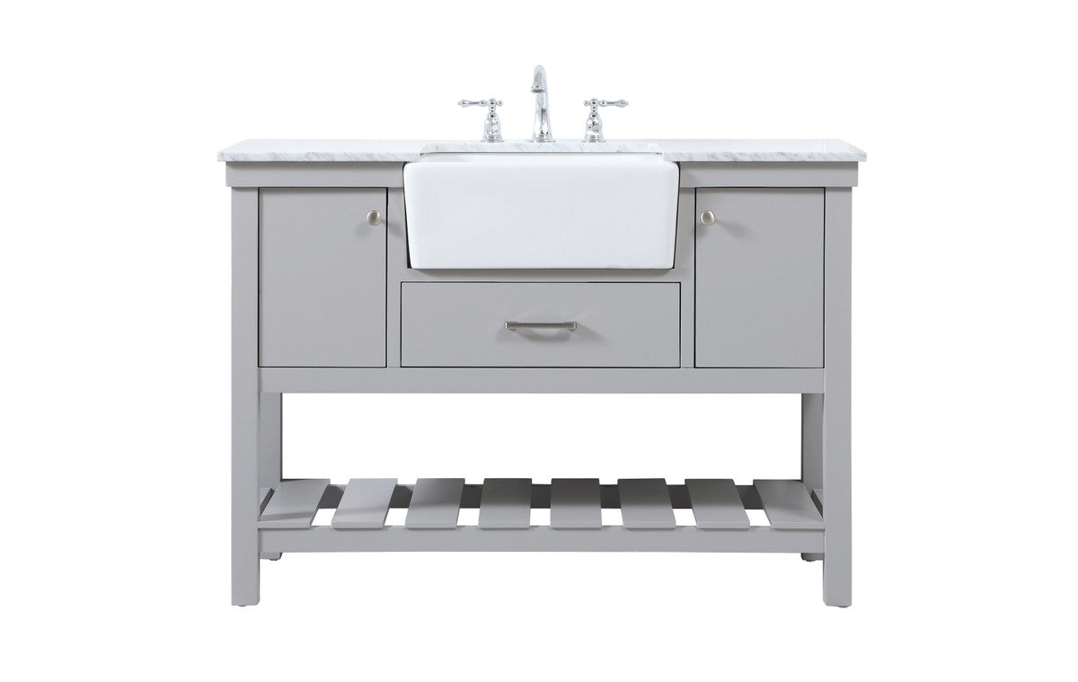 Elegant Lighting - VF60148GR - Single Bathroom Vanity - Clement - Grey