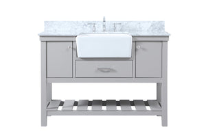 Elegant Lighting - VF60148GR-BS - Single Bathroom Vanity - Clement - Grey