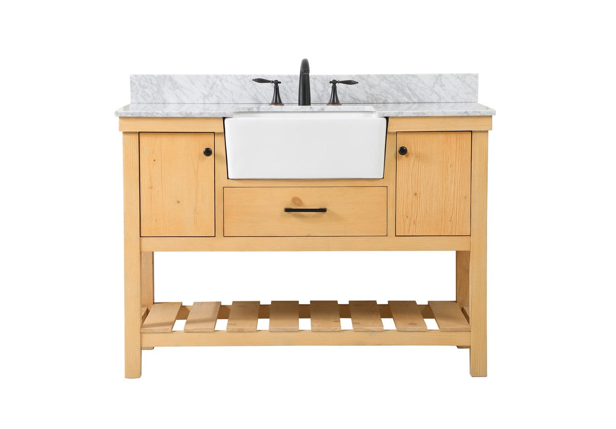 Elegant Lighting - VF60148NW-BS - Single Bathroom Vanity - Clement - Natural Wood