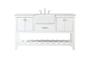 Elegant Lighting - VF60160WH - Single Bathroom Vanity - Clement - White