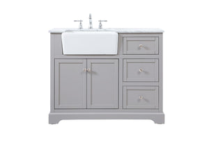 Elegant Lighting - VF60242GR - Single Bathroom Vanity - Franklin - Grey