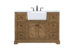 Elegant Lighting - VF60248DW - Single Bathroom Vanity - Franklin - Driftwood