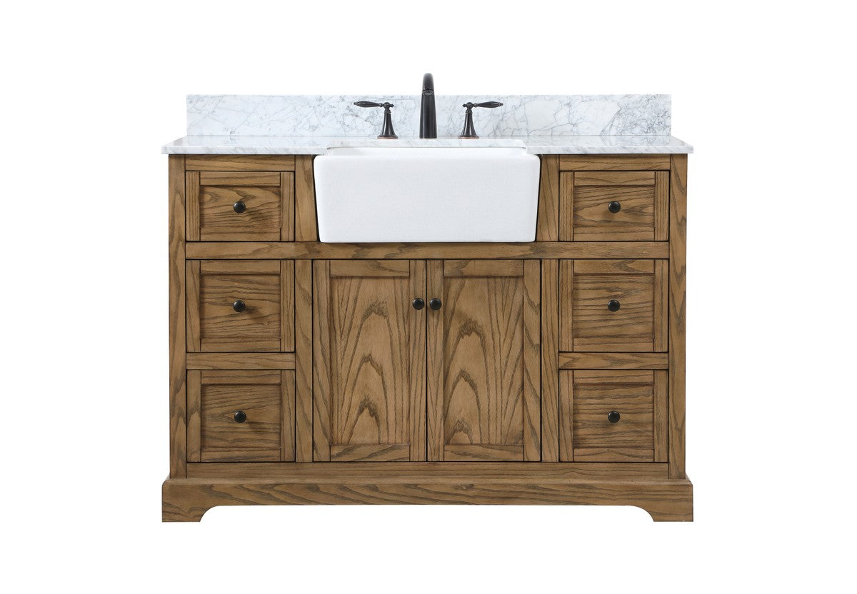 Elegant Lighting - VF60248DW-BS - Single Bathroom Vanity - Franklin - Driftwood