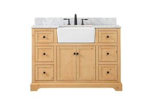 Elegant Lighting - VF60248NW-BS - Single Bathroom Vanity - Franklin - Natural Wood