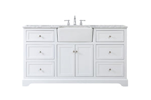 Elegant Lighting - VF60260WH - Single Bathroom Vanity - Franklin - White