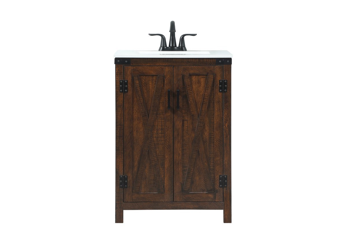 Elegant Lighting - VF90224EX - Single Bathroom Vanity - Grant - Expresso