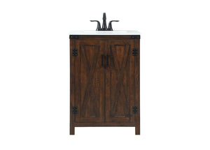 Elegant Lighting - VF90224EX - Single Bathroom Vanity - Grant - Expresso