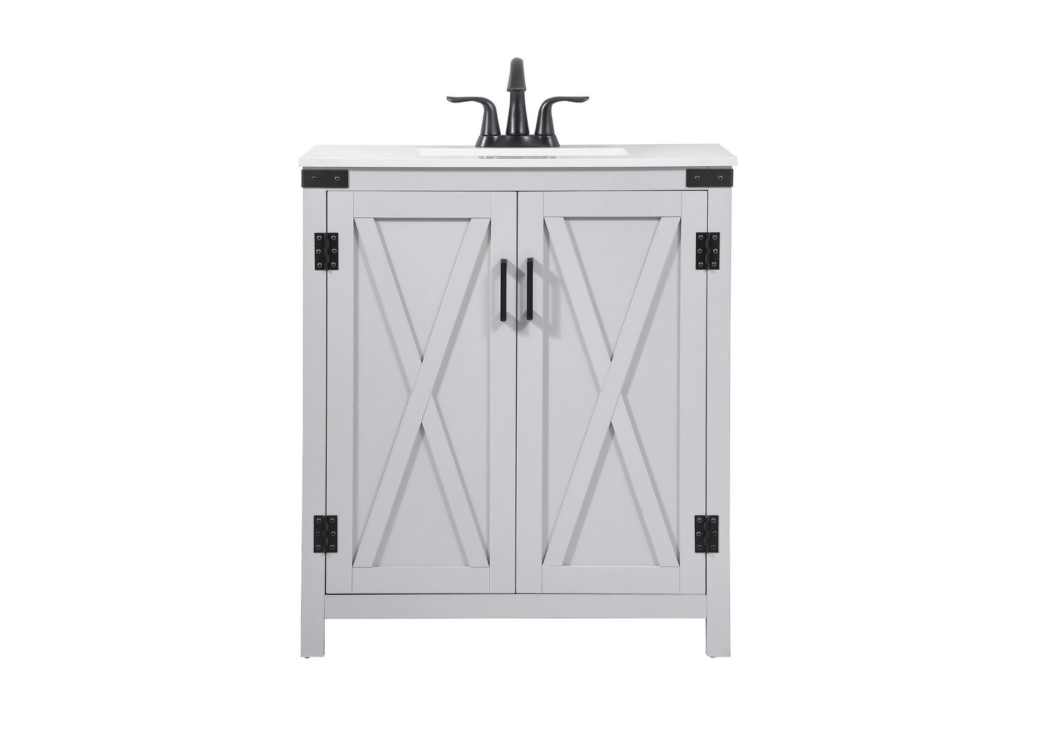 Elegant Lighting - VF90230GR - Single Bathroom Vanity - Grant - grey