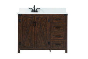 Elegant Lighting - VF90242EX-BS - Single Bathroom Vanity - Grant - Expresso