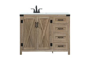 Elegant Lighting - VF90242NT - Single Bathroom Vanity - Grant - Natural Oak