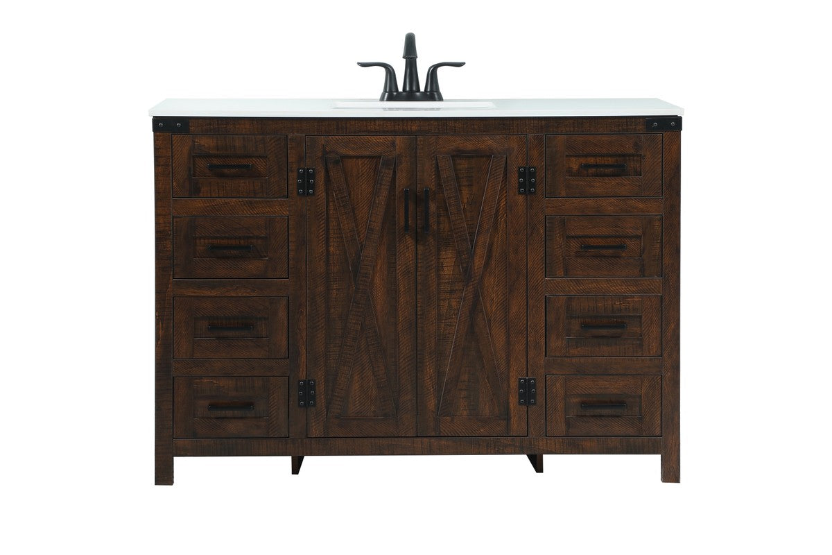 Elegant Lighting - VF90248EX - Single Bathroom Vanity - Grant - Expresso