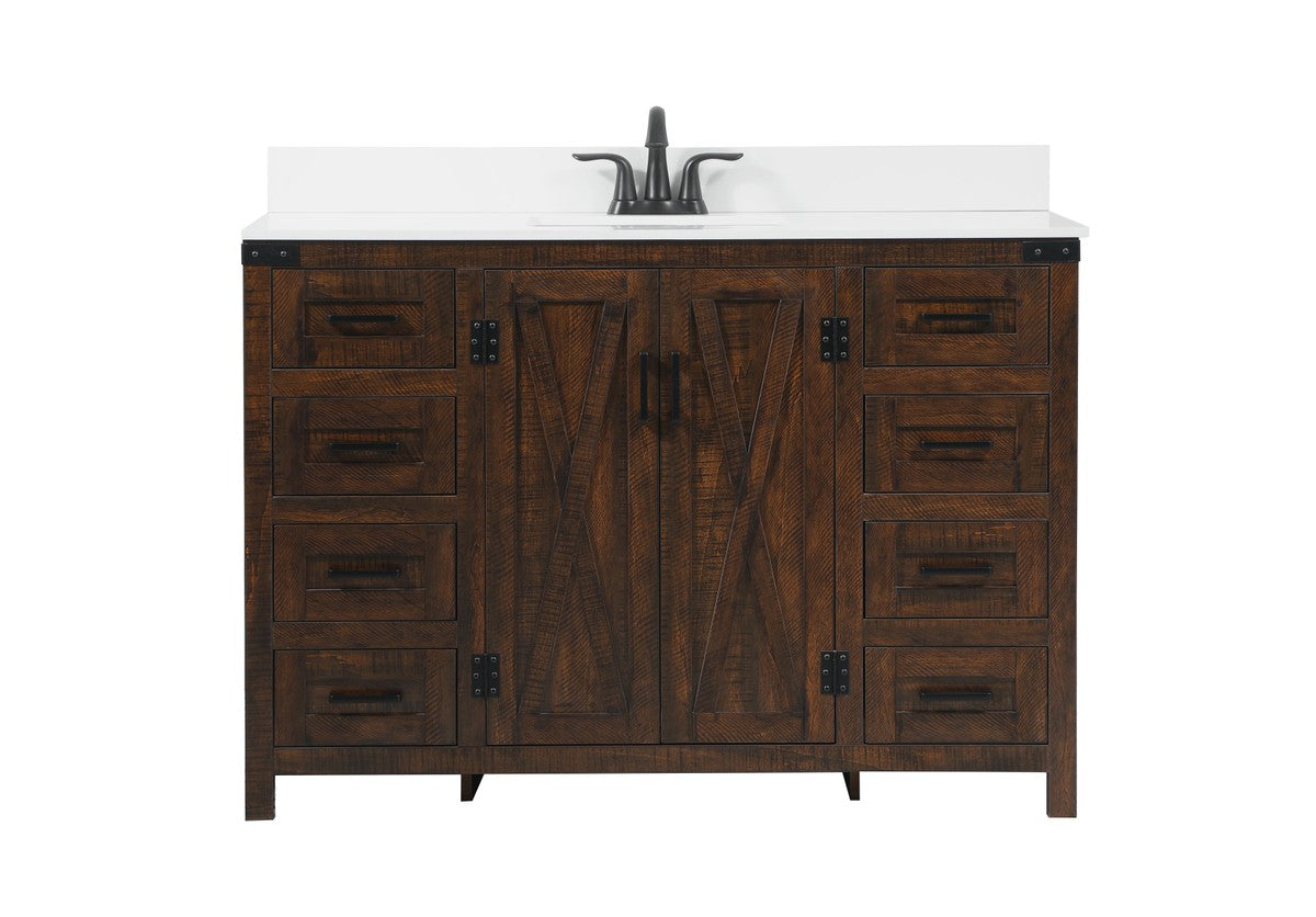 Elegant Lighting - VF90248EX-BS - Single Bathroom Vanity - Grant - Expresso