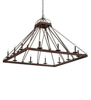 Meyda Tiffany - 234209 - 12 Light Chandelier - Retreat - Distressed Chestnut