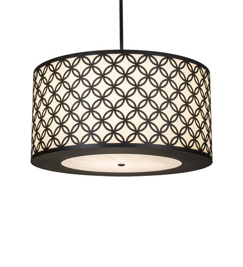 Meyda Tiffany - 234348 - Three Light Pendant - Dekko - Oil Rubbed Bronze