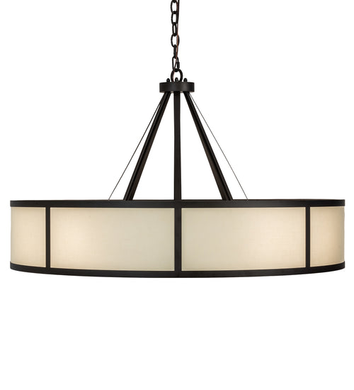 Meyda Tiffany - 234349 - Eight Light Pendant - Cilindro Ventura - Oil Rubbed Bronze