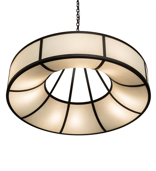 Meyda Tiffany - 234349 - Eight Light Pendant - Cilindro Ventura - Oil Rubbed Bronze