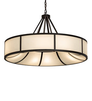 Meyda Tiffany - 234349 - Eight Light Pendant - Cilindro Ventura - Oil Rubbed Bronze