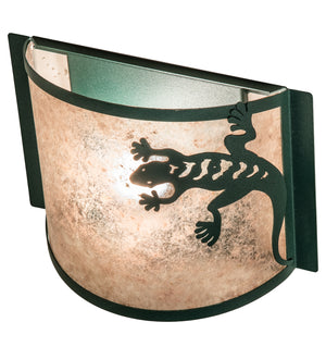 Meyda Tiffany - 234794 - One Light Wall Sconce - Gecko - Forest Green