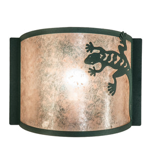 Meyda Tiffany - 234794 - One Light Wall Sconce - Gecko - Forest Green