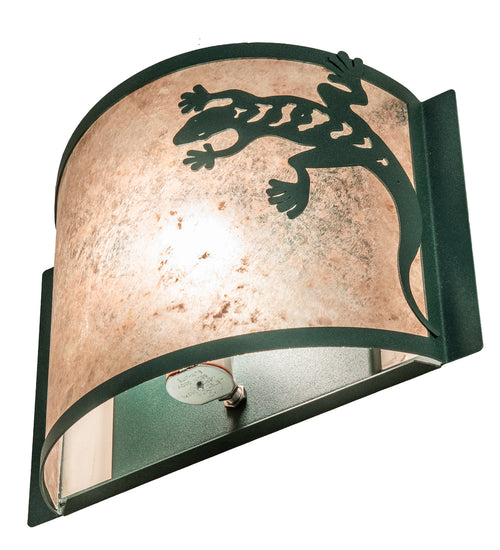 Meyda Tiffany - 234794 - One Light Wall Sconce - Gecko - Forest Green