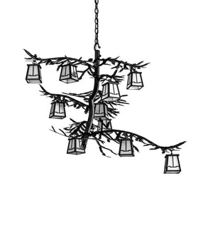 Meyda Tiffany - 235583 - Ten Light Chandelier - Pine Branch - Textured Black