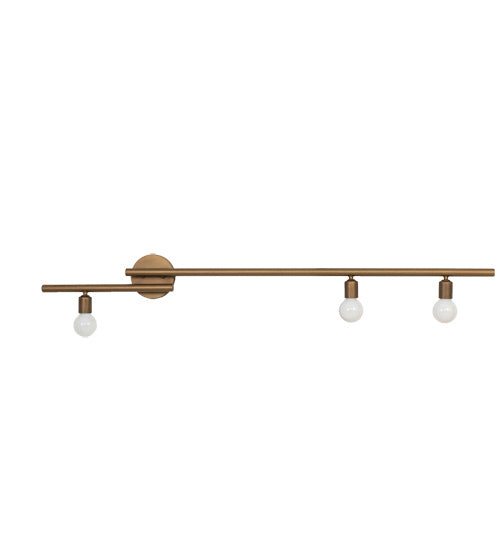 Meyda Tiffany - 235910 - Three Light Wall Sconce - Alva - Brushed Brass