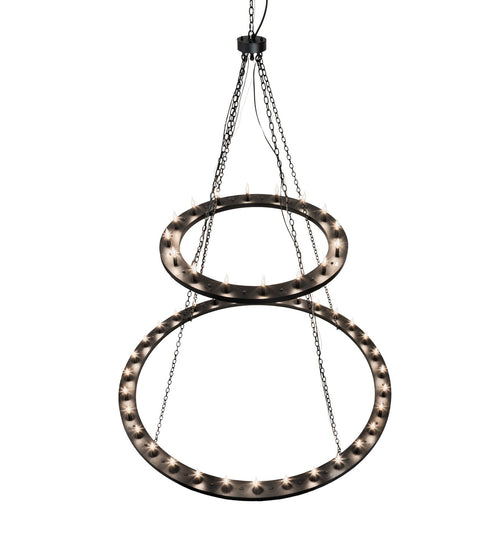 Meyda Tiffany - 236362 - 48 Light Chandelier - Loxley - Textured Black