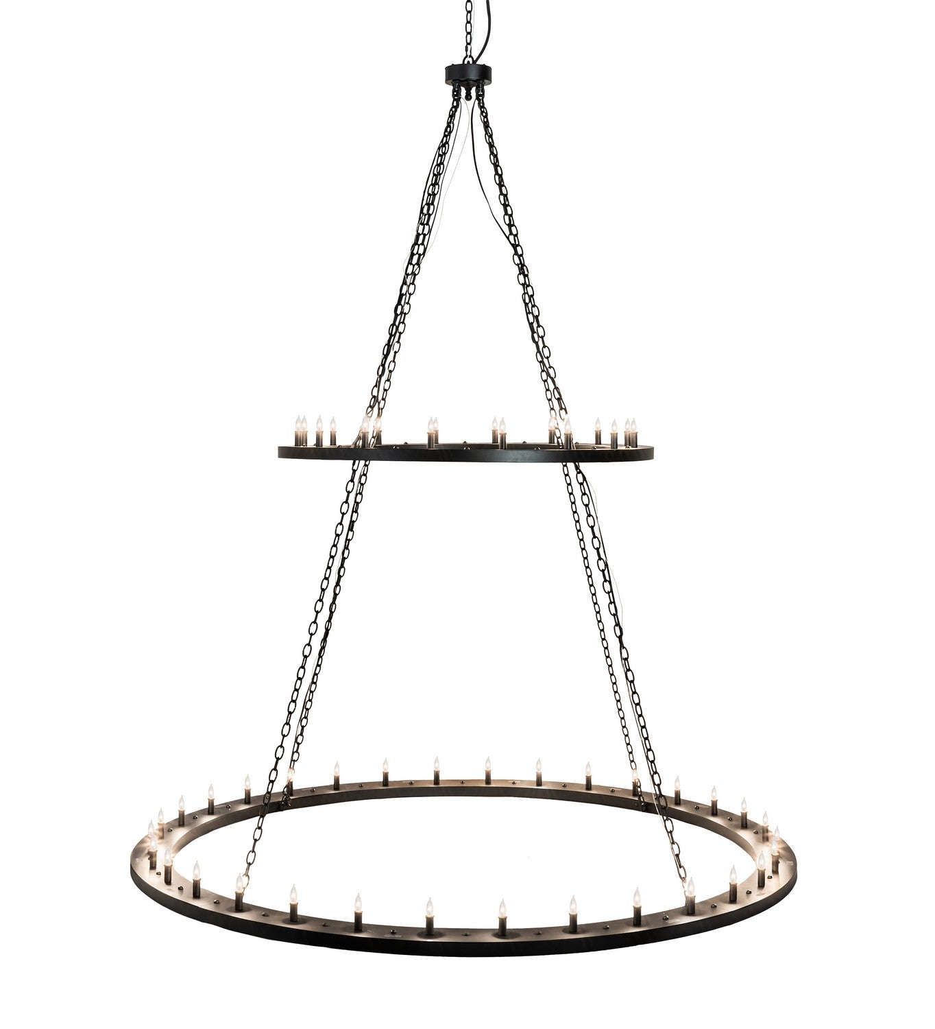 Meyda Tiffany - 236362 - 48 Light Chandelier - Loxley - Textured Black