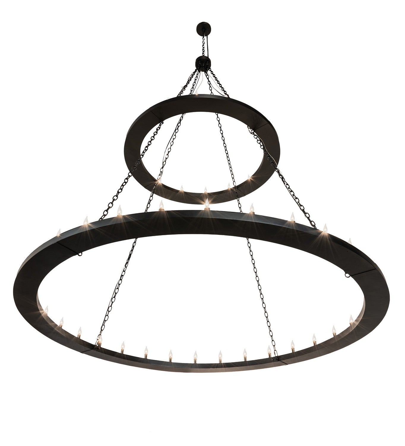 Meyda Tiffany - 236362 - 48 Light Chandelier - Loxley - Textured Black