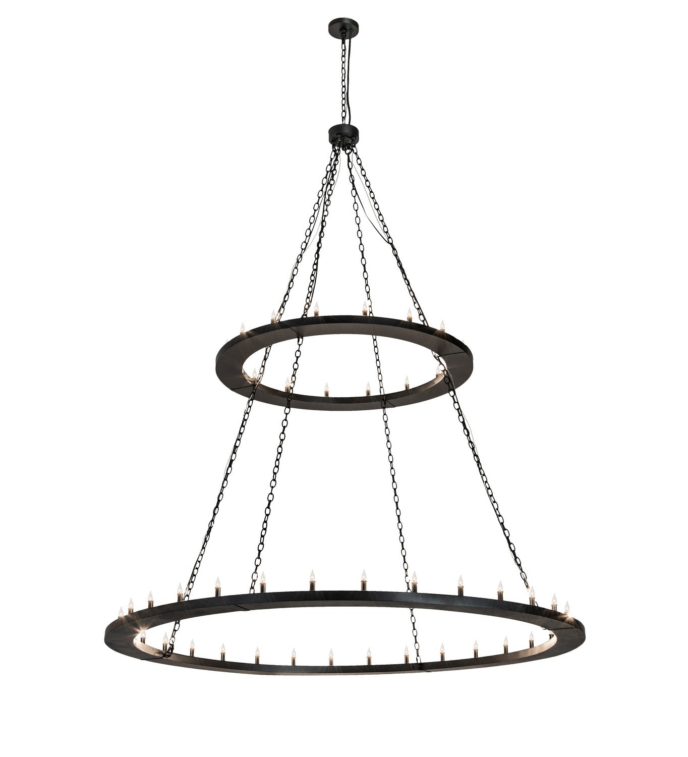 Meyda Tiffany - 236362 - 48 Light Chandelier - Loxley - Textured Black