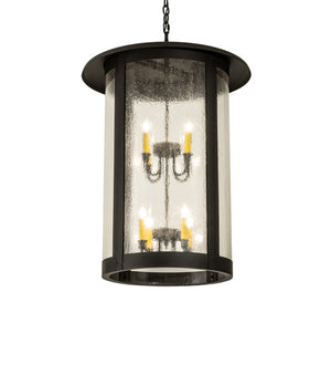 Meyda Tiffany - 236791 - Eight Light Pendant - Fulton - Oil Rubbed Bronze