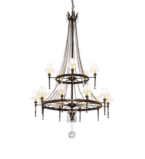 Meyda Tiffany - 236985 - 15 Light Chandelier - Amaury - Delmonico Bronze