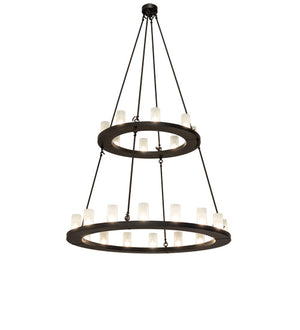 Meyda Tiffany - 237115 - 24 Light Chandelier - Loxley - Oil Rubbed Bronze