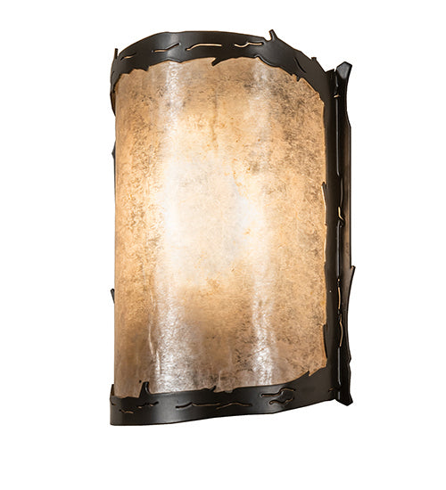 Meyda Tiffany - 237167 - One Light Wall Sconce - Leaf Edge - Timeless Bronze