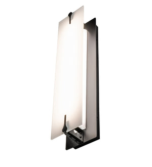 Meyda Tiffany - 237386 - LED Wall Sconce - Akranes - Flat Black