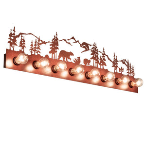 Meyda Tiffany - 237855 - Eight Light Vanity - Bear Family - Rust